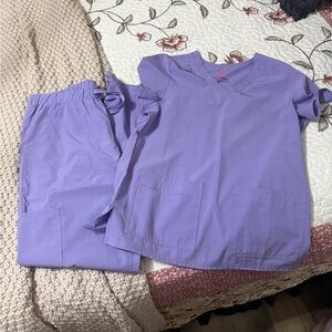 Purple scrub set, Amazon